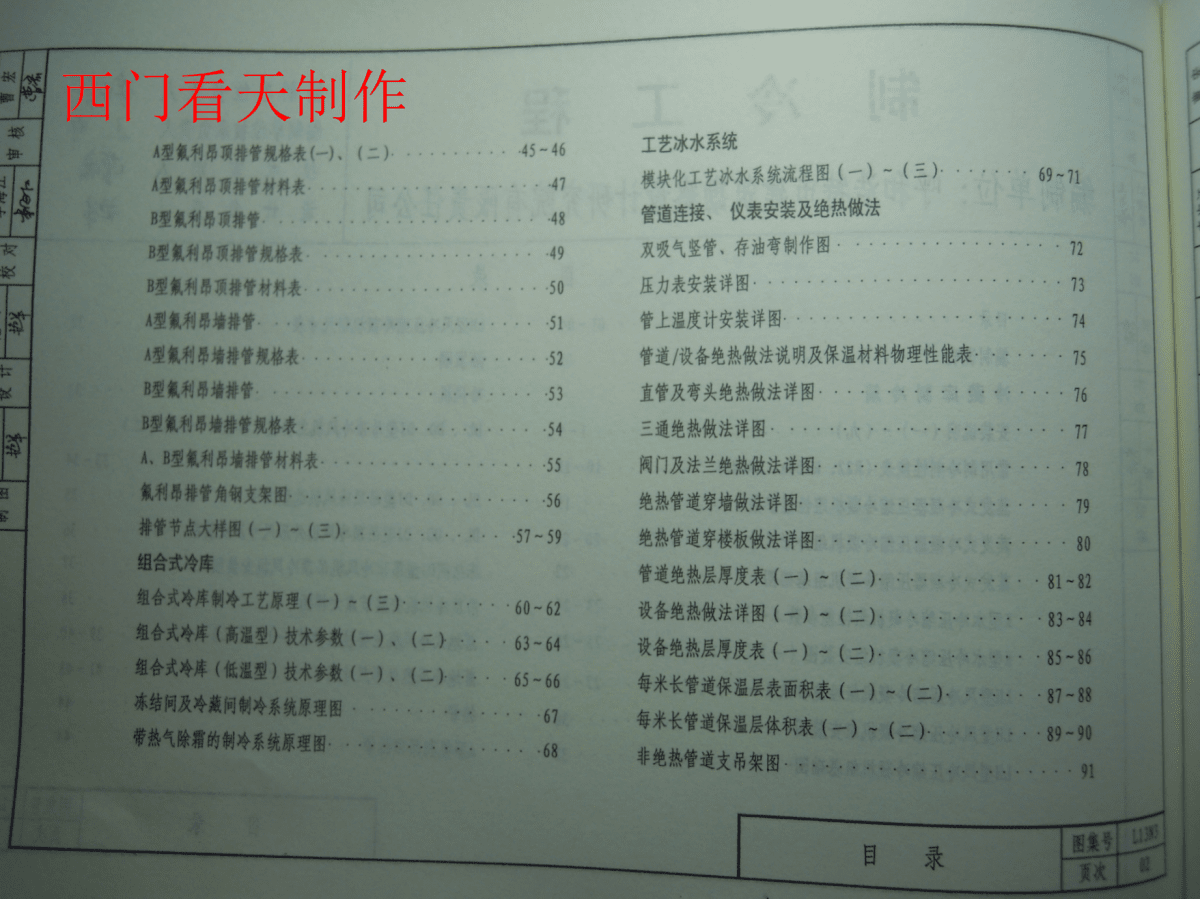 圖集規(guī)范-山東圖集-魯L13N3 制冷工程.pdf